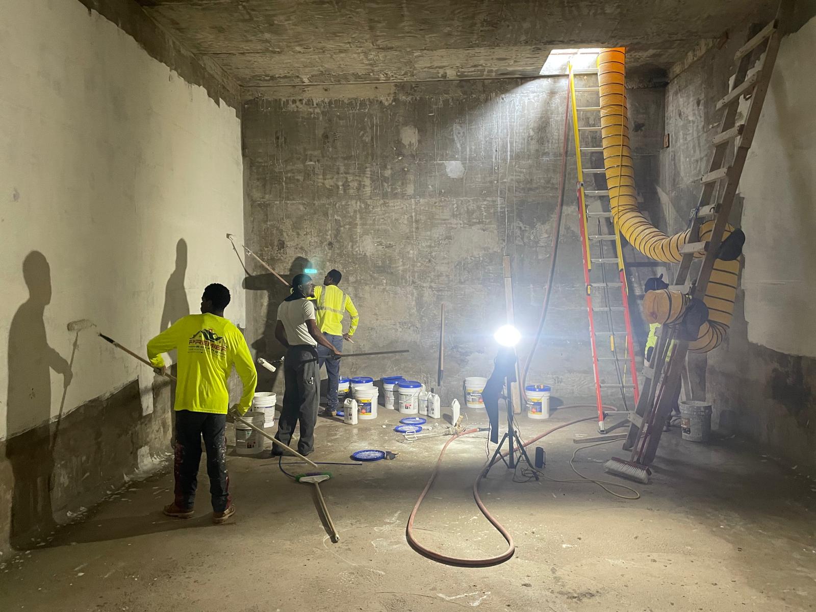 Cistern waterproofing and restoration in Anguilla — Premier Roofing