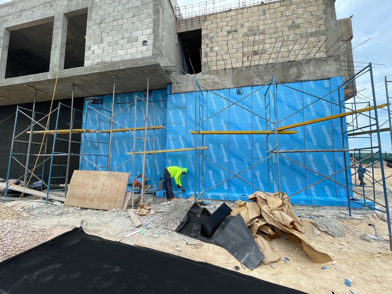 Leaking concrete roofs and walls in the Caribbean