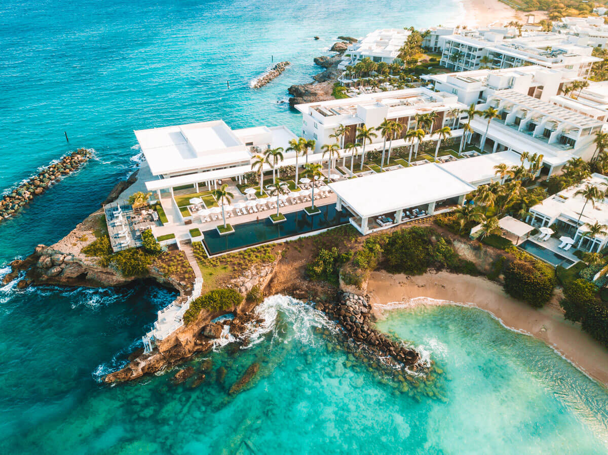 Four Seasons Anguilla — Half Shell renovation and Salt restaurant epoxy floors