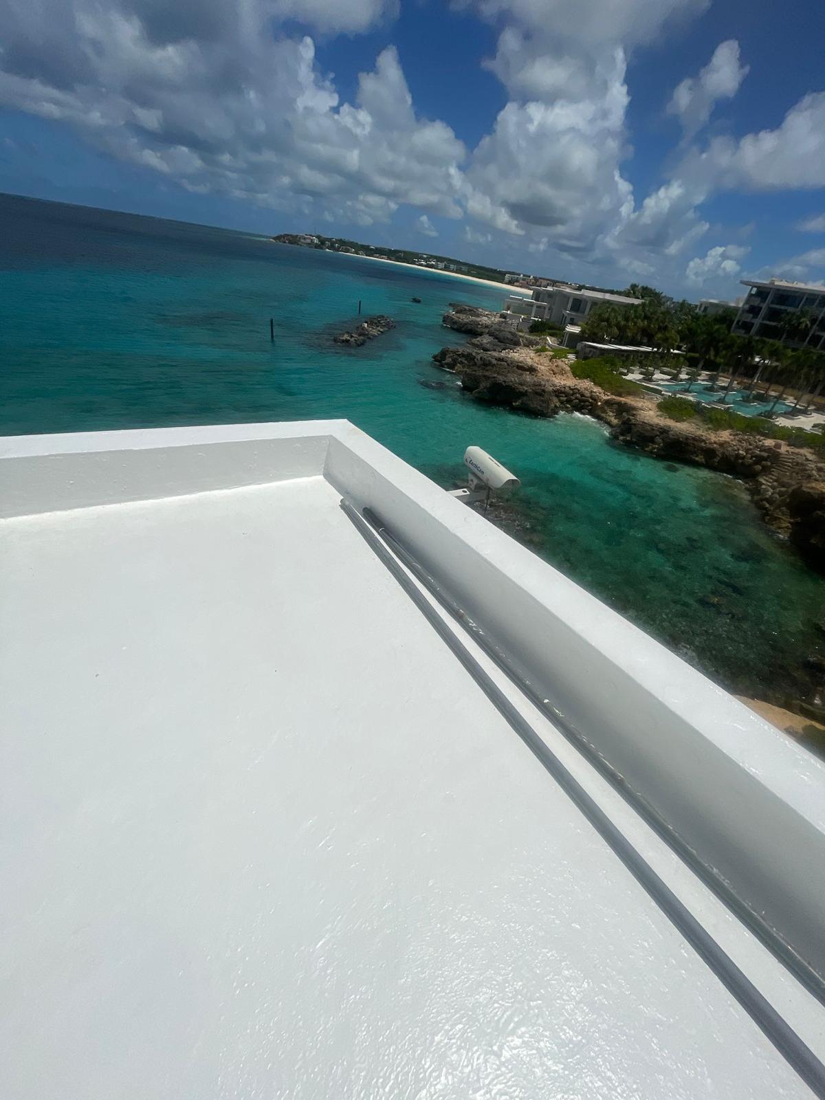 Cliffside terrace waterproofing